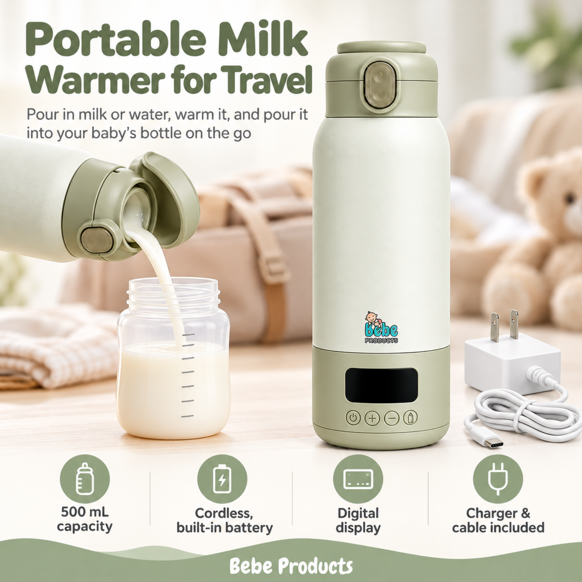 Travel Baby Bottle Warmer