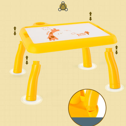 Children LED Projector Drawing Table