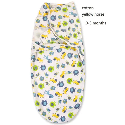 100% Cotton Baby Swaddle Wrap Blanket for Infants