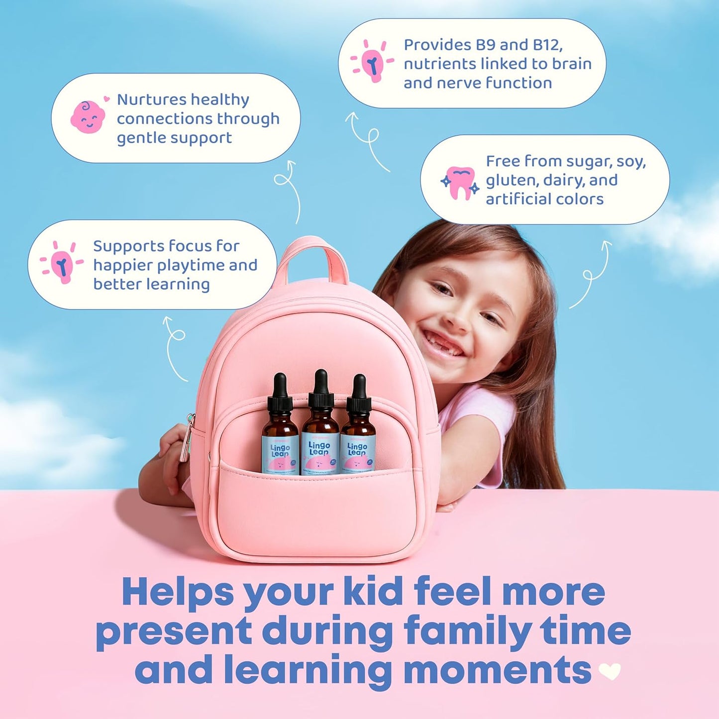 Bebe Lingo Leap Zeolite Drops – Kids’ Natural Detox Support (30 mL)