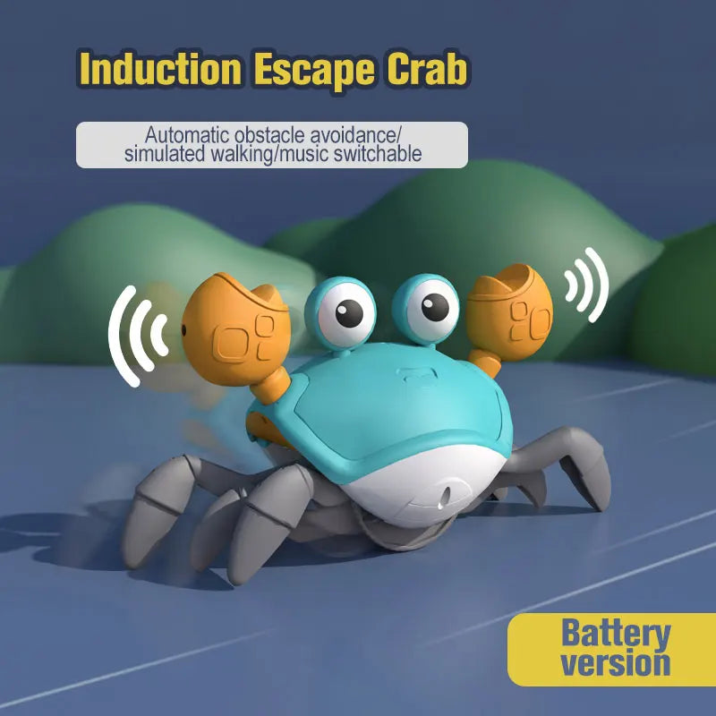 Crawling crab toy