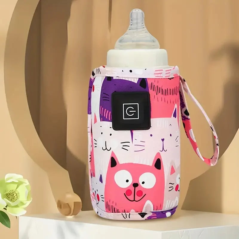 USB Milk Water Warmer, Travel Stroller Insulated Bag, Nursing Bottle Heater, Portable Bottle Feeding Warmer