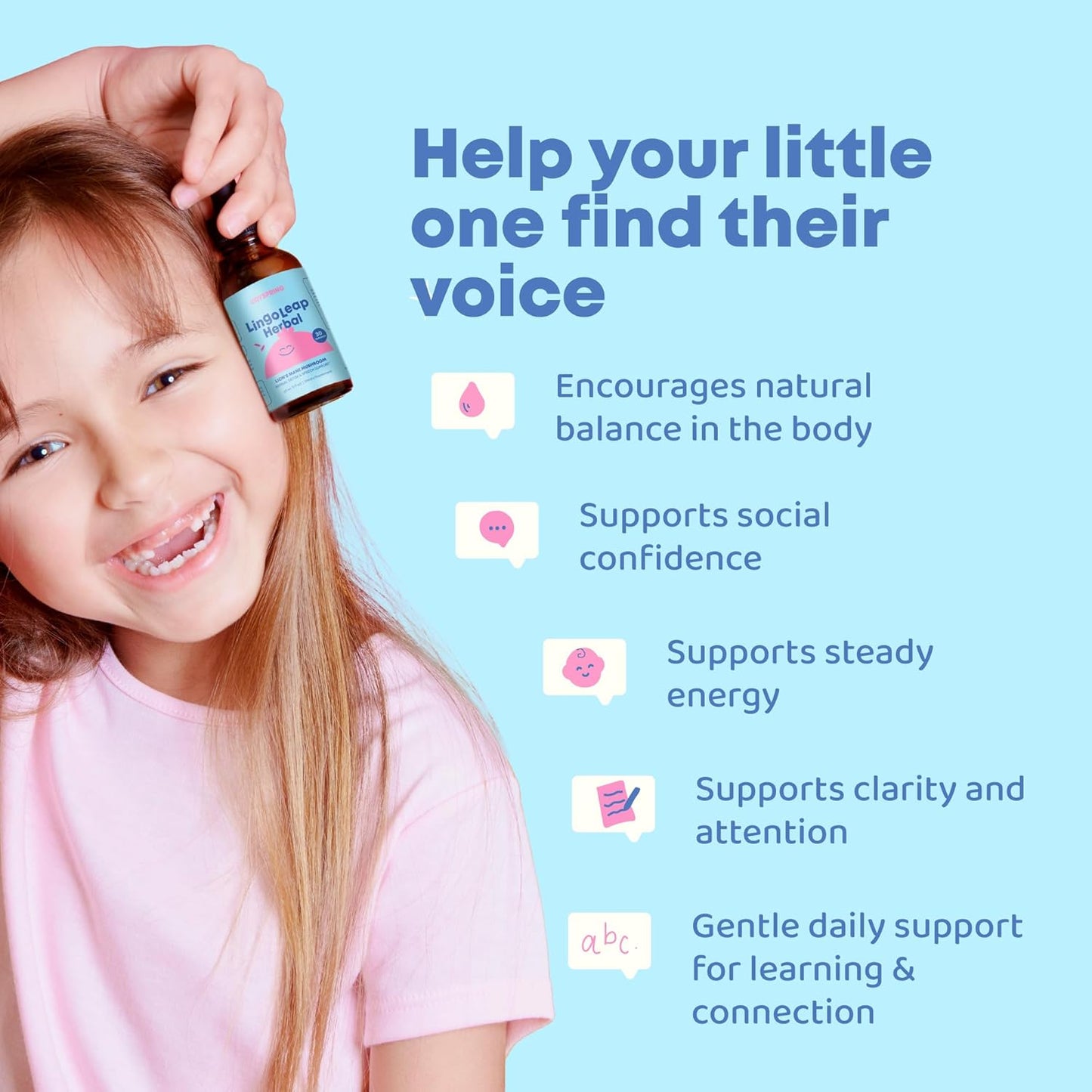 Bebe Lingo Leap Zeolite Drops – Kids’ Natural Detox Support (30 mL)