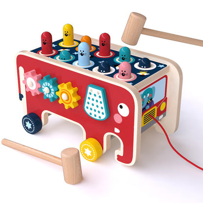 Montessori Wooden Tapping Bench