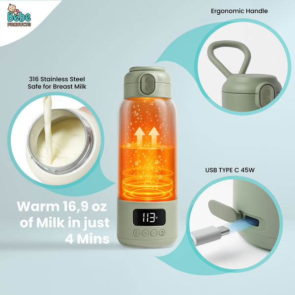 Travel Baby Bottle Warmer