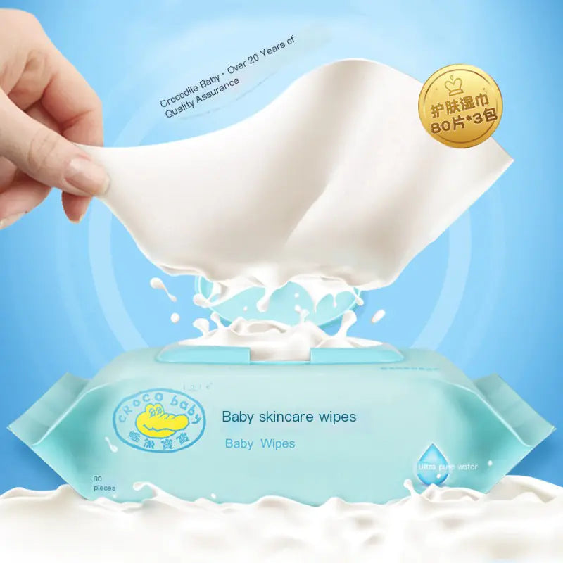 Crocodile Baby Wet Wipes for Infants and Kids