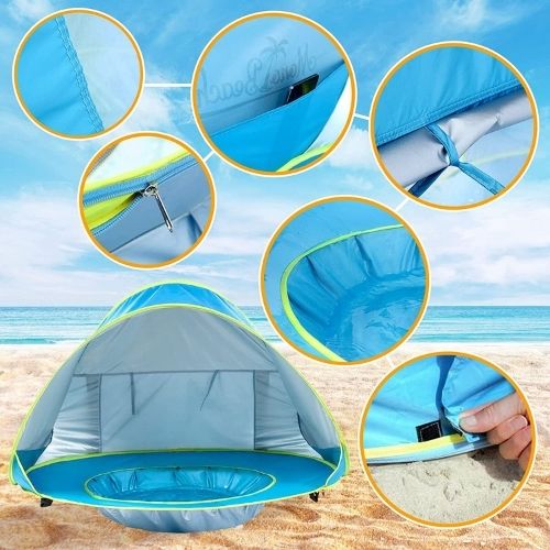 Bebe Products Portable Baby Beach Tent with UV Protection
