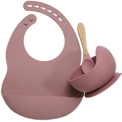 Silicone Baby Feeding Tableware Set