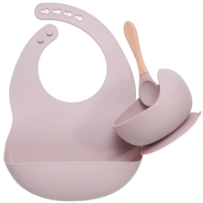 Silicone Baby Feeding Tableware Set