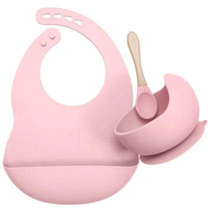 Silicone Baby Feeding Tableware Set